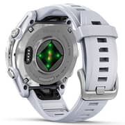 Garmin Fenix 8 AMOLED 43mm Smartwatch Silver With Whitestone Silicone Band Silver With Whitestone Silicone Band 010-02903-00