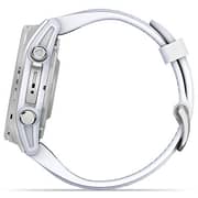Garmin Fenix 8 AMOLED 43mm Smartwatch Silver With Whitestone Silicone Band Silver With Whitestone Silicone Band 010-02903-00