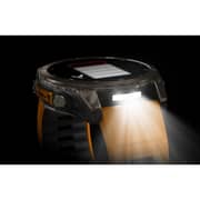 Garmin Fenix 8 AMOLED 51mm Smartwatch Sapphire Titanium With Spark Orange/Graphite Silicone Band