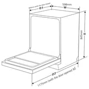 زوجور غسالة الأطباق قائمة الاعداد في المطبخ  GSZ67X