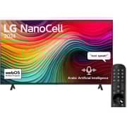 LG 86 Inch NanoCell 4K Smart TV AI NANO80 AI Magic remote HDR10 webOS24 - 86NANO80T6A (2024)