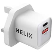Helix Duo Port Wall Charger White