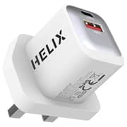 Helix Duo Port Wall Charger White