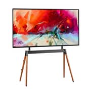 BEETEC Four-Legged Metal Easel TV Floor Stand 32-75 Inch TVs, VESA 600x400mm, Black TF-FS102B