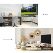 BEETEC Four-Legged Metal Easel TV Floor Stand 32-75 Inch TVs, VESA 600x400mm, White TF-FS102W