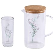Dune Pitcher Cork & Juice Glasses 6pc Set