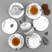 Lilac Porcelain Tea Set 12pc Set