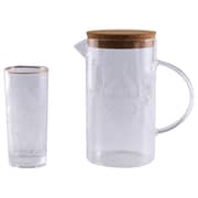 Dune Pitcher Cork & Juice Glasses 6pc Set