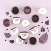 Lilac Arabic Coffee Set 12pc Set