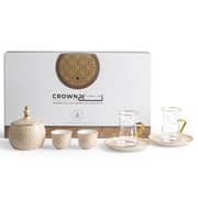 Crown Tea & Arabic Coffee Set 19pc Set