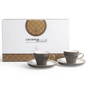 Crown Porcelain Tea 12pc Set