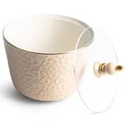 Crown Poreclain Beige Medium Vase