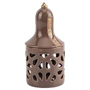 Nour Brown Small Electronic Candle Holder
