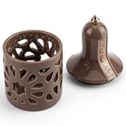 Nour Brown Small Electronic Candle Holder