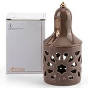 Nour Brown Small Electronic Candle Holder