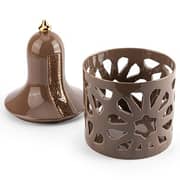 Nour Brown Large Electronic Candle Holder