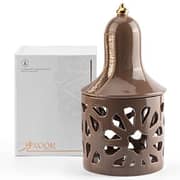 Nour Brown Large Electronic Candle Holder