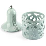 Nour Blue Large Electronic Candle Holder