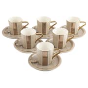 Nour Porcelain Tea Set 12pc Set