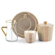 Nour Tea & Arabic Coffee Set 19pc Set