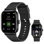 Merlin MW909 Faithsync Quran Smartwatch with Islamic Features & Health Suite - Black