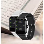 Merlin MW909 Faithsync Quran Smartwatch with Islamic Features & Health Suite - Black