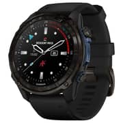 Garmin 010-02752-11 Descent MK3i Smartwatch Carbon Grey DLC Titanium With Black Silicone Band