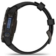 Garmin 010-02752-11 Descent MK3i Smartwatch Carbon Grey DLC Titanium With Black Silicone Band