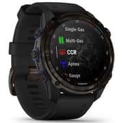 Garmin 010-02752-11 Descent MK3i Smartwatch Carbon Grey DLC Titanium With Black Silicone Band