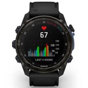 Garmin 010-02752-11 Descent MK3i Smartwatch Carbon Grey DLC Titanium With Black Silicone Band