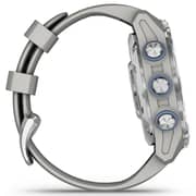 Garmin 010-02753-04 Descent MK3 Smartwatch Stainless Steel With Fog Grey Silicone Band