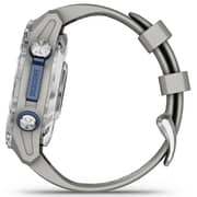 Garmin 010-02753-04 Descent MK3 Smartwatch Stainless Steel With Fog Grey Silicone Band