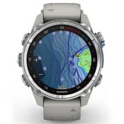 Garmin 010-02753-04 Descent MK3 Smartwatch Stainless Steel With Fog Grey Silicone Band