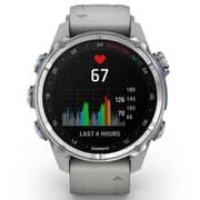 Garmin 010-02753-04 Descent MK3 Smartwatch Stainless Steel With Fog Grey Silicone Band