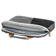 هاما حقيبة دفتر ملاحظات فلورنسا باللون الأسود/الرمادي مقاس 14.1 بوصة