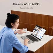 ASUS Zenbook S 14 OLED (2024) AI PC – Intel Core Ultra 7 / 14inch 3K / 1TB SSD / 32GB RAM / Shared Intel Arc Graphics / Windows 11 Home / English & Arabic Keyboard / Zumaia Grey / Middle East Version – [UX5406SA-OLEDU731WG]
