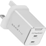 Smartix Premium Compact GaN Wall Charger White
