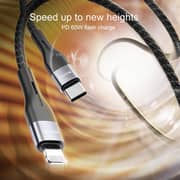 Yesido Charging Data USB-C Cable 1m Black