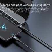 Yesido Charging Data USB-C Cable 1m Black