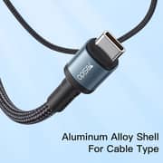Yesido Charging USB-C Cable 1.2m Black