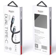 Yesido Charging USB-C Cable 2m Black