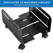 NewStar Adjustable Computer Tower Stand Black