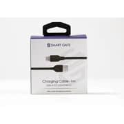 Smart Gate Cable PVC USB-A to Lightning 1m - Black - SGCA-PALS100B