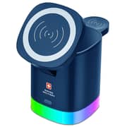 Swiss Military 3-in-1 Wireless Charger Blue