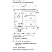 Bosch Series 8 Downdraft Built In Chimney Hood DDW88MM60B