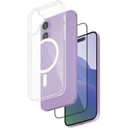 Smartix UG Magnetic Case With Screen Protector Clear iPhone 16