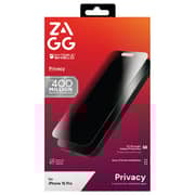 Invisible Shield Glass Elite Privacy Screen Protector Black iPhone 16 Pro