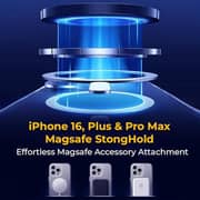 Glassology iPhone 16 Pro MagSafe Clear Case with Screen Protector, Slim Shockproof, Wireless Charging Compatible, Anti-Yellowing Bundle