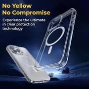 Glassology iPhone 16 Pro MagSafe Clear Case with Screen Protector, Slim Shockproof, Wireless Charging Compatible, Anti-Yellowing Bundle