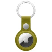 Apple AirTag FineWoven Key Ring Chartreuse